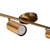 Activejet quadruple gold ceiling wall lamp SPECTRA strip spotlight GU10 for living room