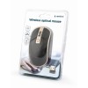 MOUSE USB OPTICAL WRL BLACK/GOLD MUSW-4B-06-BG GEMBIRD