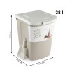 ROTHO Archie Beige - food container - 38l