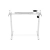 Desk frame | 71.5 - 121.5 cm | Maximum load weight 70 kg | White