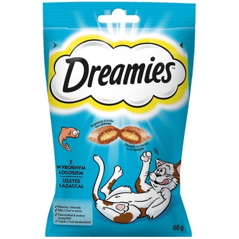 Dreamies 4008429037962 dog / cat treat Snacks Salmon 60 g