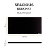 Fellowes Breyta Desk Mat - Black | Fellowes