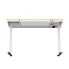 Tuckano Electric height adjustable desk ET119W-C white/oak