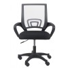 Topeshop FOTEL MORIS SZARY office/computer chair Padded seat Mesh backrest