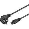 Goobay | Power supply cord (CEE/7/7 to mickey), angled | 68004 | Black