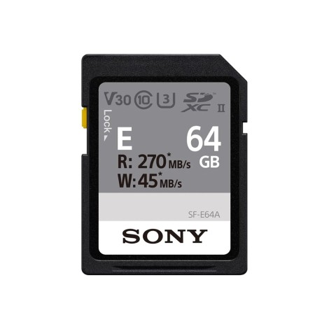 Sony | UHS-II Memory Card | SF-E SDXC Class10 | 64 GB | SDXC Memory Card | Flash memory class U3, V30