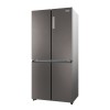 Haier Side by side Refrigerator HCR3818ENMD (467L; dark inox)