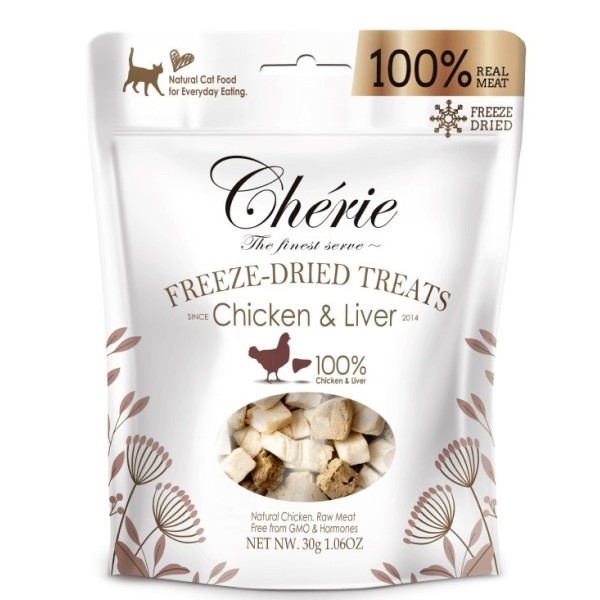 CHERIE Freeze-dried chicken and liver pieces ...