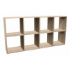Topeshop MALAX 2X4 SONOMA living room bookcase