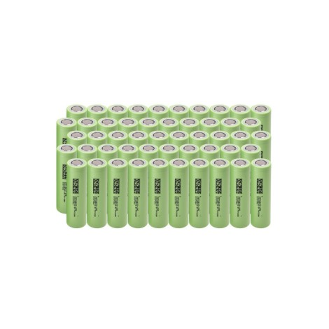 GREEN CELL 50x Battery cells 3.7V 2900mA