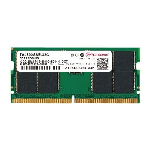 TRANSCEND 32GB JM DDR5 4800 SO-DIMM ...