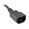 Power strip 1m 4x outlets for UPS system | PS0-04E-0100-IEC-BK | Sockets quantity 4