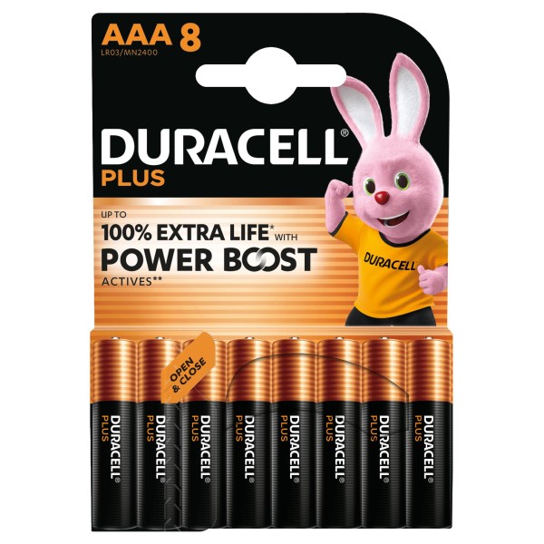 DURACELL Plus Boost MN2400 AAA BL8 ...