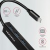 I/O HUB USB-C 4PORT GLAN/0.2M HMC-GL3A AXAGON