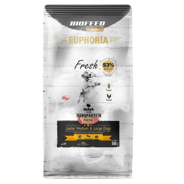 EUPHORIA Fresh Junior Monoprotein Turkey M/L ...