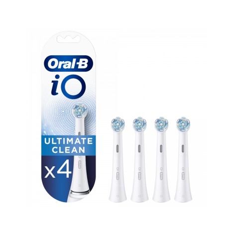 Oral-B Toothbrush replacement iO Ultimate Clean Heads For adults Number of brush heads included 4 Number of teeth brushing modes Does not apply White