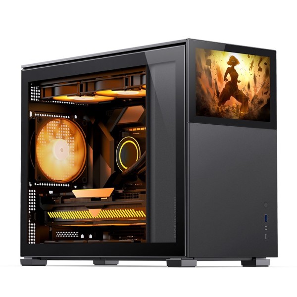 Obudowa Jonsbo D31 Screen Micro-ATX, Szkło ...