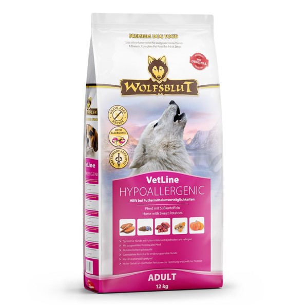 Wolfsblut VetLine Hypoallergenic 12 kg Adult ...
