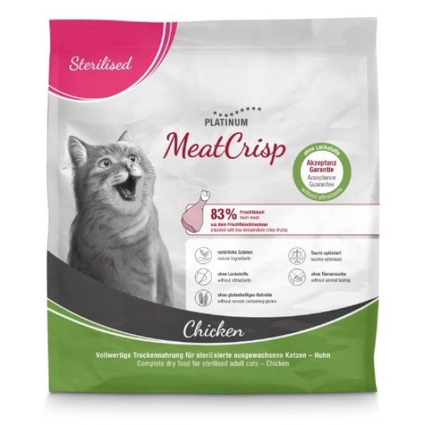 PLATINUM MeatCrisp Sterilised Chicken - dry ...