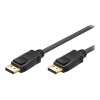 Goobay | DisplayPort connector cable 1.2 | Black | DP to DP | 3 m