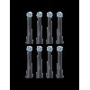Oral-B Replaceable toothbrush heads | iO UltimateClean | Heads | For adults | Number of brush heads included 8 | Black