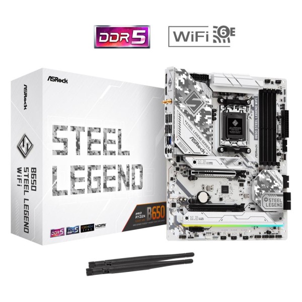 Mainboard|ASROCK|AMD B650|SAM5|ATX|Memory DDR5|Memory slots 4|1xPCI-Express 3.0 ...