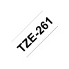Brother | TZe-261 Laminated Tape | Black on White | TZe | 8 m | 3.6 cm