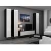 Cama Full cabinet VIGO '180' 180/40/30 white/black gloss