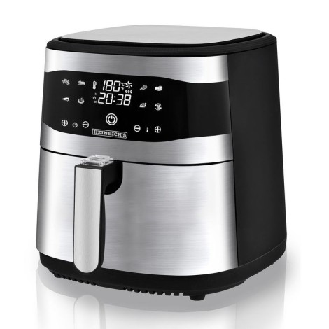 Heinrich‘’s HFR 8205 Hot Air Fryer 8.0 l 1800 W Black and Silver