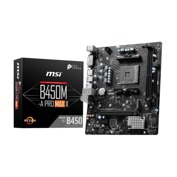 MSI B450M-A PRO MAX II motherboard ...