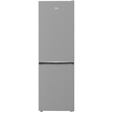 BEKO Refrigerator | B1RCNA364XB | Energy efficiency class E | Free standing | Combi | Height 186.5 cm | No Frost system | Fridge net capacity 210 L | Freezer net capacity 106 L | 37 dB | Grey