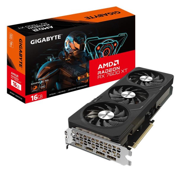 Graphics Card|GIGABYTE|AMD Radeon RX 7600 XT|16 ...