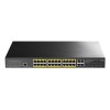 Cudy GS2028PS4 Managed L2 Gigabit Ethernet (10/100/1000) Power over Ethernet (PoE) 1U Black