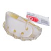 MACED Leather shoe White - dog chew - 7.5 cm