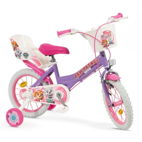 Children's Bike 14" Paw Patrol Purple 1480 Girl TOIMSA