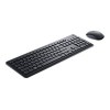DELL KM3322W keyboard Mouse included Office RF Wireless Ukrainian Black