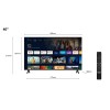 TCL S54 40S5400A TV 101.6 cm (40") Full HD Smart TV Wi-Fi Silver