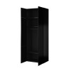 Wardrobe PAFOS 2D BASE 90x55.5x45 Black matt