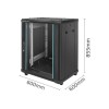 QOLTEC 54519 19inches RACK cabinet / 15U
