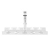 Maclean under-desk cable organizer, max. load 5kg, white, MC-105 W