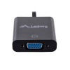 Lanberg AD-0017-BK video cable adapter 0.2 m VGA (D-Sub) HDMI Type A (Standard) Black