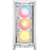 Corsair PC Case | Frame 4000D RS ARGB Modular | White | Mid-Tower | Power supply included No