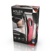 Adler | Hair clipper | AD 2825 | Corded | Red