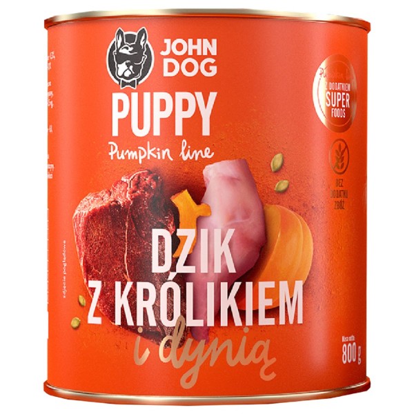 John Dog PUMPKIN Puppy dzik, królik, ...