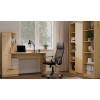 COSMO Oak Artisan Desk + Bookcase Set