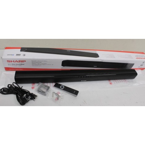 SALE OUT. | Sharp | HT-SB110 2.0 Slim Soundbar | DAMAGED PACKAGING,SMALL SCRATCHED ON TOP | Bluetooth