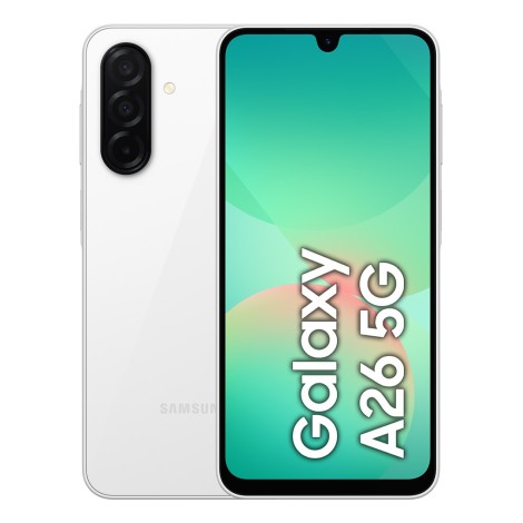 Samsung Galaxy A26 17 cm (6.7") Dual SIM Android 15 5G USB Type-C 6 GB 128 GB 5000 mAh White