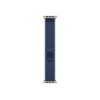 Apple 49mm Blue/Bright Blue Trail Loop - S/M - Natural Titanium Finish