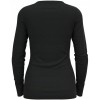 Koszulka damska Odlo BL TOP crew neck l/s MERINO 200 roz. S Czarna