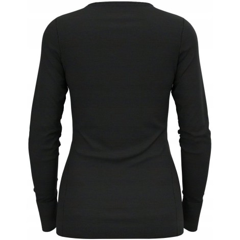 Koszulka damska Odlo BL TOP crew neck l/s MERINO 200 roz. S Czarna